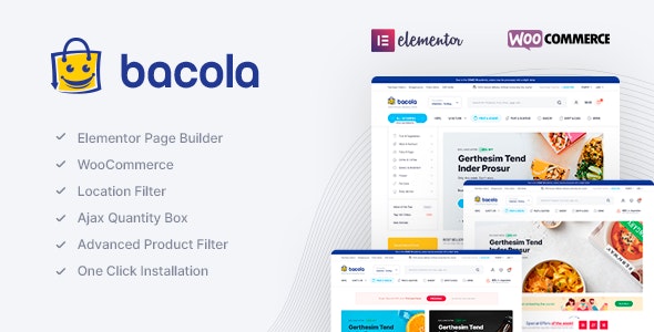 Bacola v1.1.2 - Grocery Store and Food eCommerce Theme