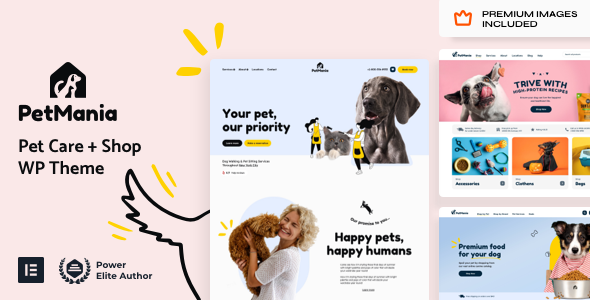 Pet Care & Shop Theme Free Download